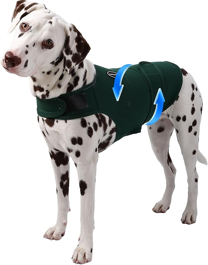 Dog Anxiety Vest and Shirt, Skin-Friendly Calming Shirt - Thunder Jacket for Pet Vet Visits - Dog Jacket for Thunder, Fireworks, Anti Anxiety Vest for Pet Without Medicine & Training