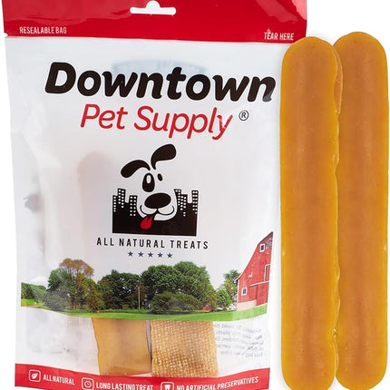 Downtown Pet Supply Yak Cheese Himalayan Dog Chews - Large Yak Chews Rich in Nutrients for Medium to Large Dogs - Long Lasting, Odorless and Easy to Digest Cheese Dog Treats - 1 LB