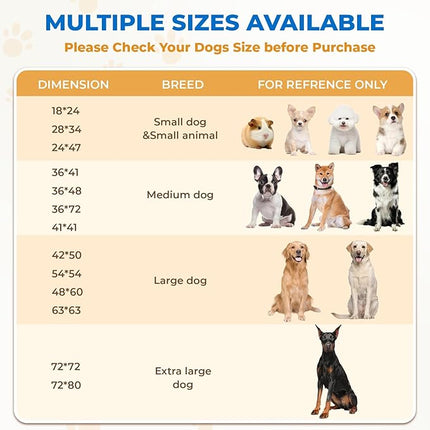 Fostanfly Washable Pee Pads for Dogs, 2 Pack 28''x34'' Large Ultra-Absorbent and Leak-Proof Non-Slip Reusable Potty Training Pads for Dogs, Puppy, Potty Buddy and Cats of Add 8 Lanyards