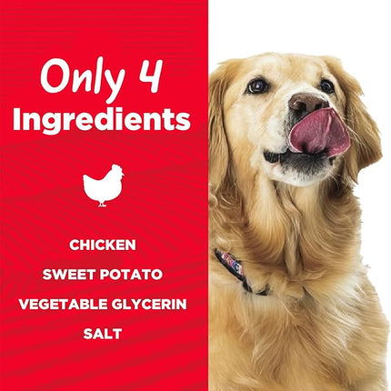 Country Kitchen Chicken & Sweet Potato Jerky Tender Dog Treats, Made with Real Chicken, High Protein, Low Fat, No Artificial Colors, 16 oz
