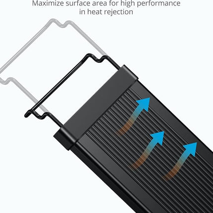 NICREW ClassicLED Gen 2 Aquarium Light, 18 Watts, Dimmable LED Fish Tank Light with 2-Channel Control, White and Blue LEDs, Size 24 to 30 Inch