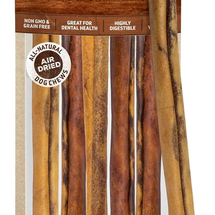 Natural Farm Bully Sticks Stuffed Collagen Sticks for Dogs (12 Inch, 5-Pack), Rawhide-Free Collagen Sticks, Natural Dog Chews, Long Lasting, for Small, Medium and Large Dogs, Great Rawhide Alternative