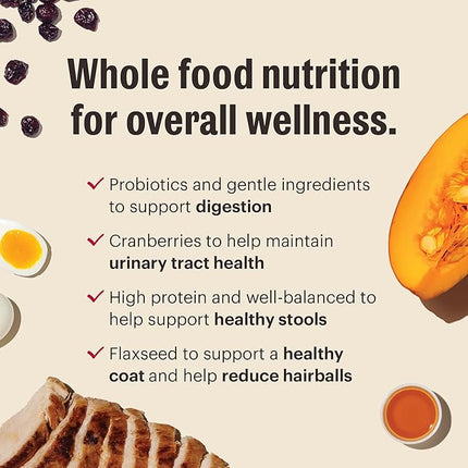 The Honest Kitchen Human Grade Whole Food Clusters Grain Free Chicken Dry Cat Food, 1 lb Trial Pouch