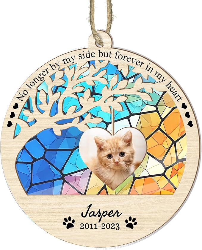 Personalized cat Memorial Gifts, Loss of cat Christmas Ornament, pet Lovers Gifts