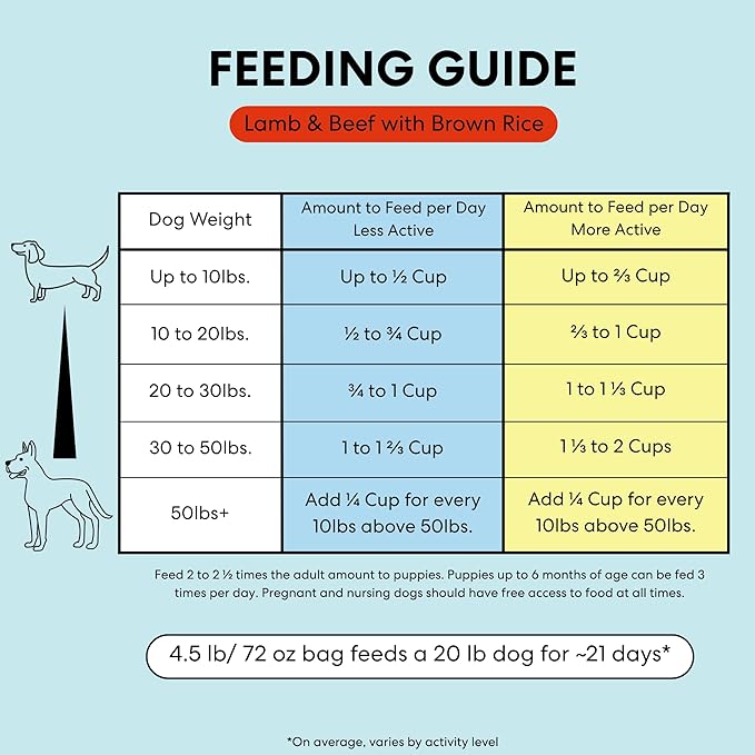 The Pets Table Lamb & Beef with Brown Rice Air Dried Dog Food, 3 lbs / 48 oz Bag