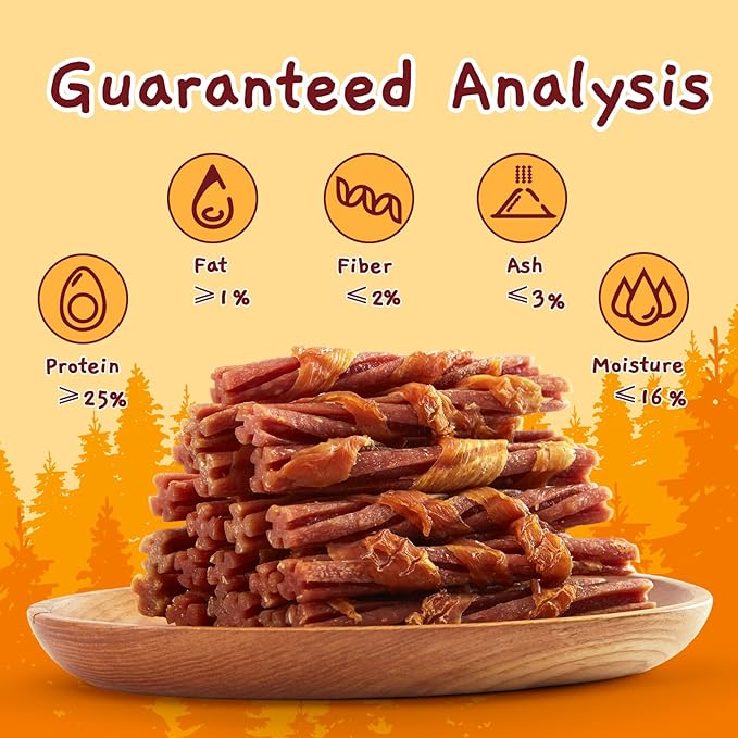 Jungle Calling Dog Treats, Chicken Wrapped Collagen Sticks Chewy Treat, Beef Lung Flavor, Chews Stick for Small Medium Breed Dogs Chewers, Chew Snack Healthy Easy to Digest Teeth Cleaning,14.1 oz