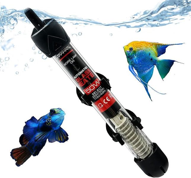 Fish Tank Aquarium Heater - Adjustable Temperature Submersible Thermostat Heater,25W/50W/100W/150W/200W/300W