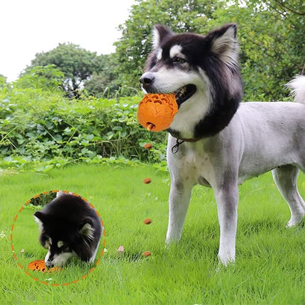 Dragon Egg Dog Chew Toys for Aggressive Chewers - Toughest Indestructible Dog Toys for Aggressive Heavy Chewers Lifetime Replacement, Tough Toys for Medium Large Dogs (Orange)
