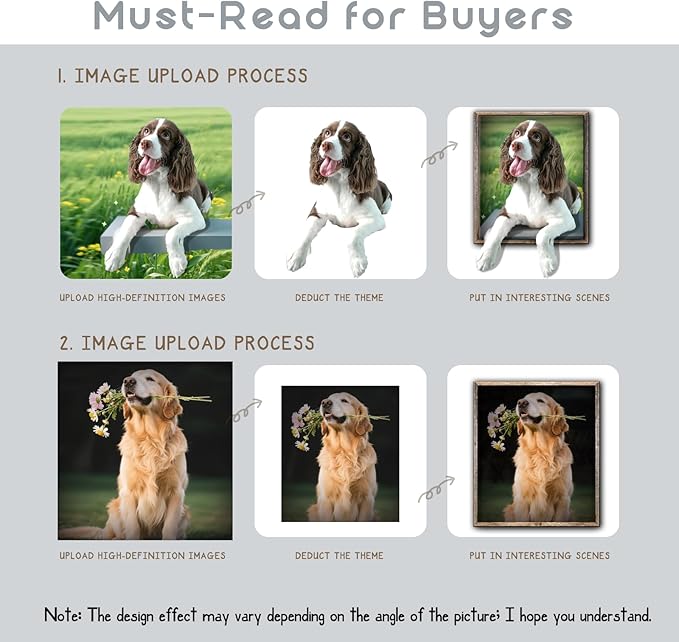 Personalized Pet Memorial Stone, Custom Dog Memorial Gifts for Loss of Dog with Photo Name Date, Dog Remembrance Gift, Loss of Dog Sympathy Gift for Dog Cat Lovers (Quote 13)