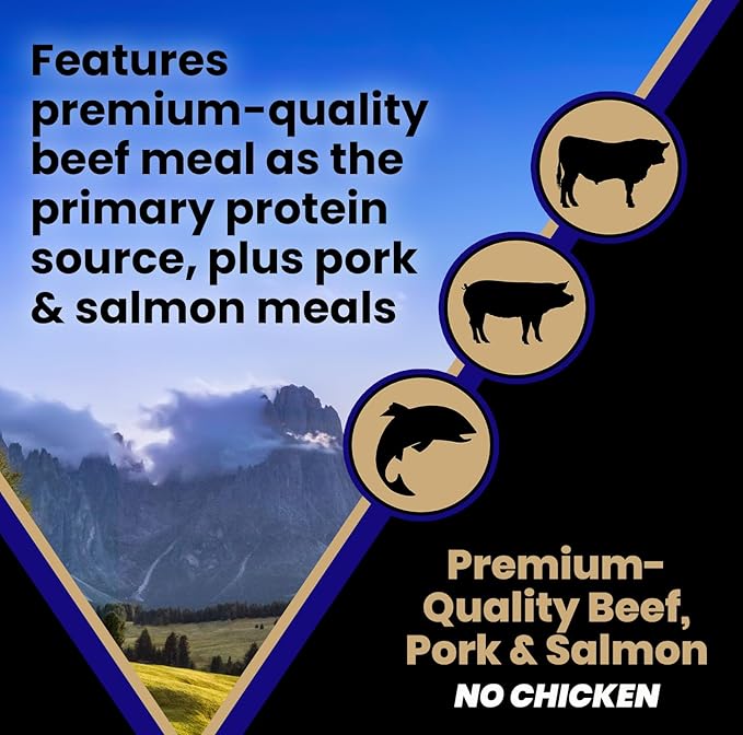 VICTOR Super Premium Dog Food — Sensitive Skin and Stomach — Beef Meal & Brown Rice Recipe Dry Kibble — Gluten Free, No Chicken, Ideal for Dogs with Allergies — Adult and Puppy Food, 15 lb