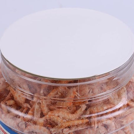 Premium Freeze-Dried Krill & Shrimp Mix Ideal for Arowana, Koi, Tropical Cichlids, and Turtles High Protein Floating Aquarium Food (1000ml)