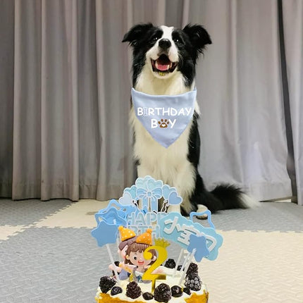 PetsLove Birthday Bandana for Boys & Girls - Dog Supplies for Small, Medium & Large Pets