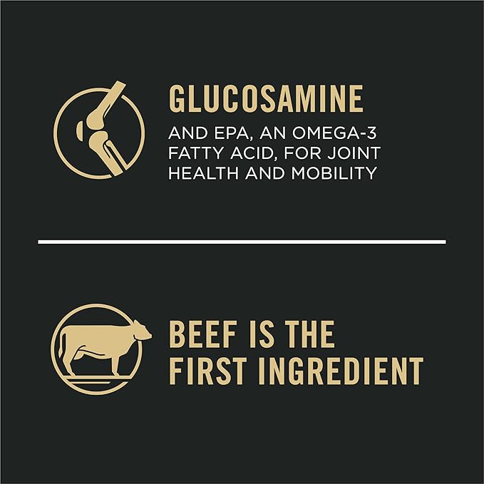 Purina Pro Plan Large Breed Dry High Protein Dog Food With Probiotics for Dogs, Beef and Rice Formula - 47 lb. Bag