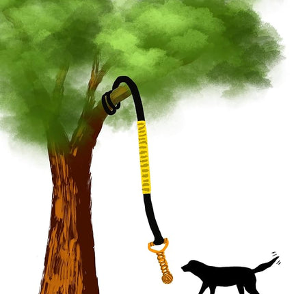 Dog Bungee Toy 20.35 ft Reinforced Interactive Rope with Two Replacement Refills - Dog Rope Toys Interactive Toys