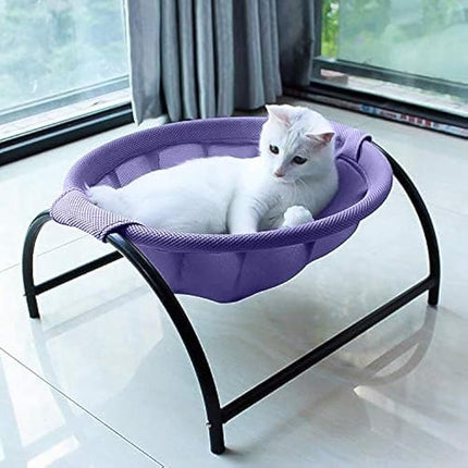 Cat Bed Dog Bed Pet Hammock Bed Cat Sleeping Cat Supplies Pet Supplies Whole Wash Stable, Detachable & Breathable, Easy Assembly Indoors Outdoors, 16.9 in x 16.9 in x 9.5 in