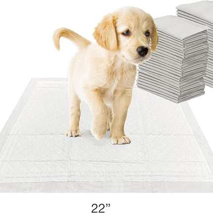 Four Paws Wee-Wee Super Absorbent Unscented Pee Pads for Dogs & Puppies with Insta-Rise Border, Leak-Proof Dog Housebreaking Potty Training Floor Protection, 22" x 23", 50 Count