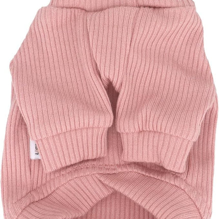 LOPHIPETS Small Dog Turtleneck Sweaters for Teacup Chihuahua Yorkie Puppy Cat Clothes-Pink/S