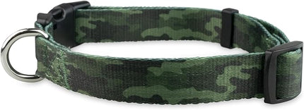 Limeloot Camo Dog Collar, Adjustable Camouflage Pattern Dog Collar for Male and Female Dogs, Small