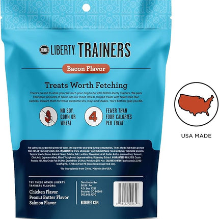 BIXBI Liberty Trainers, Bacon (12.5 oz, 1 Pouch) - Small Training Treats for Dogs - Low Calorie and Grain Free Dog Treats, Flavorful Pocket Size Healthy and All Natural Dog Treats