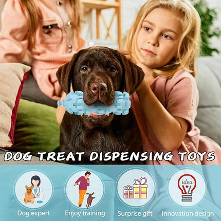 Ice Lolly Dog Toys for Aggressive Chewer, 8 - Hour Cooling Dog Toys for Summer, Water & Milk Freezable Pullze Feeder for Giant Dogs, Long Lasting Cooling Outdoor Camping Accessories