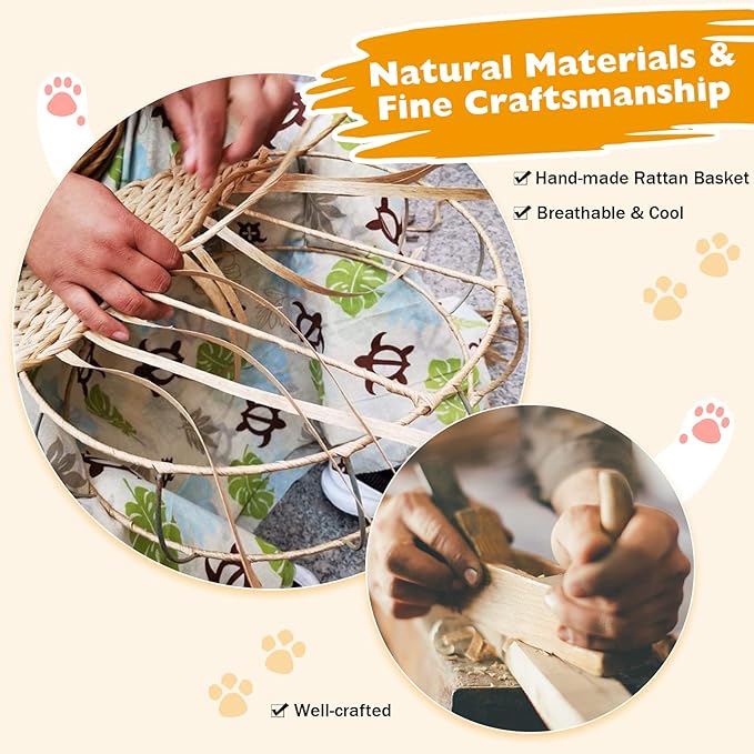 Tangkula Modern Cat Tree, Small Cat Tower with Natural Sisal Scratching Post, Hand-Made Wicker Cat Condo & Top Perch, Funny Hanging Toy Ball, Cute Cat Tree Tower for Indoor Cats