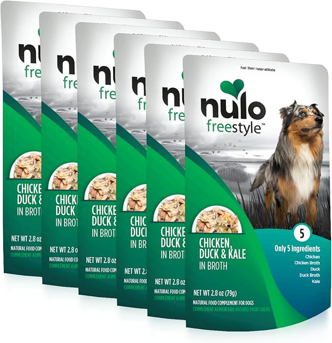 Nulo Freestyle Puppy & Dog Wet Dog Food Topper, Premium All Natural Grain-Free, Real Meat Dog Food Topper with High Animal-Based Protein and Only 5 or Less Ingredients with No Additives