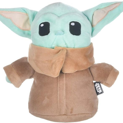 Star Wars Mandalorian "The Child" Plush Figure Dog Toy | 6 Inch Small Dog Toy from Star Wars the Mandalorian - Soft and Plush Dog Toys, Safe Fabric Squeaky Dog Toy for All Dogs
