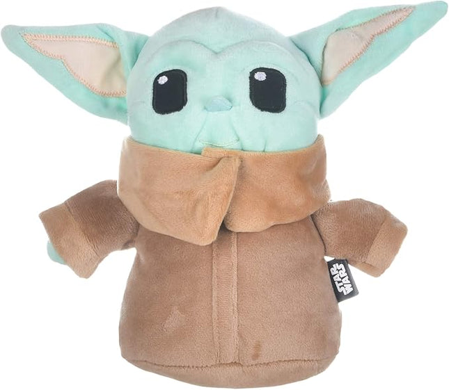 Star Wars Mandalorian "The Child" Plush Figure Dog Toy | 6 Inch Small Dog Toy from Star Wars the Mandalorian - Soft and Plush Dog Toys, Safe Fabric Squeaky Dog Toy for All Dogs