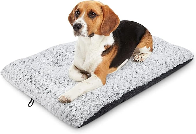 Dog Bed Kennel Pad Washable Anti-Slip Crate Mat for Medium Dogs and Cats (30-inch)