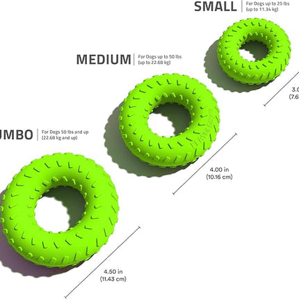 Playology Dog Toys | Dual Layer Ring Durable Chew Toy for Aggressive Chewers | Jumbo Sweet Potato Scented Toy - Easy to Clean and Made from Non Toxic Materials