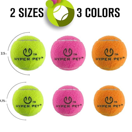 Hyper Pet MINI Tennis Balls for Dogs, Safe Dog Ball for Exercise & Training, Interactive Toys work with Hyper Pet K9 Kannon MINI Launcher - 4 Pack Green