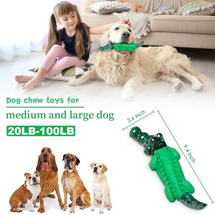 Dog Chew Toys for Aggressive Chewers -Indestructible Dog Toys for Large Dogs to Reduce Pet Anxiety and Boredom for Small, Medium, Large Breed