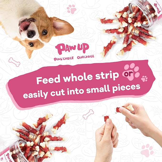 Duck Dog Treats, Calcium Bones Chews, Rawhide Free, Natural Snacks for Samll Dog w/Taurine,12.5 oz