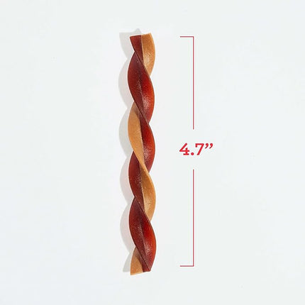 DreamBone Triple Flavor Swirlz No Chicken Added for Dogs, 25 Count, Treat Your Dog to Easy-to-Digest Rawhide-Free Chews Made with Real Beef, Peanut Butter and Pork