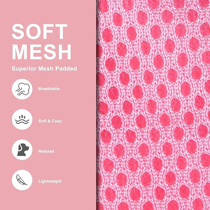 EXPAWLORER Small Dog Harness and Leash Set - Cute Puppy Harness Leash Dog Collar with AirTag Holder Silicone Case, Soft Padded Step in Pet Vest Reflective for Outdoor Walking, Strawberry XXS