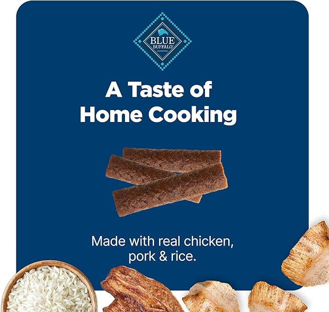 Blue Buffalo Nudges Homestyle Natural Dog Treats, Chicken and Pork, 12-oz Bag