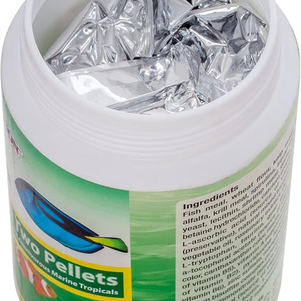 Ocean Nutrition Formula Two Pellets - Fish Food for Herbivorous & Omnivorous Marine Tropical Fish, High Protein(40%) - 14 oz (400 g) Small Pellets