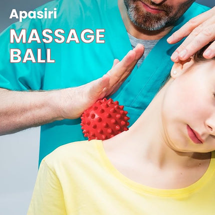 Apasiri Beef-Flavored Durable Dog Ball for Aggressive Chewers, Tough Squeaky Rubber Toy for Pitbulls Large & Medium Breeds