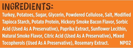 Rachael Ray Nutrish Turkey Bites Turkey Recipe With Hickory Smoke Bacon Flavor Dog Treats, 12 oz. Pouch