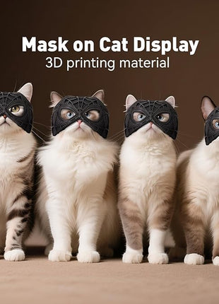 Cat Bat Mask Halloween Costumes Accessories for Cats, Cat Bat Cosplay Apparel (Medium, Black Spider)