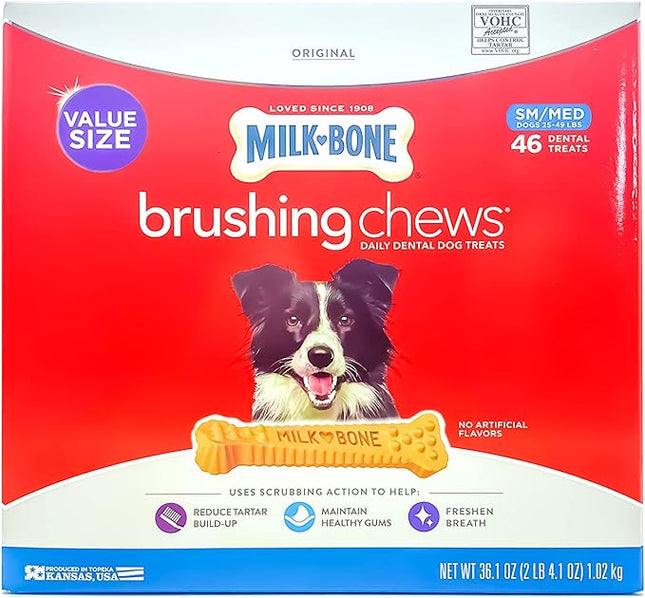 Brushing Chews® Daily Dental Treats – Small/Medium