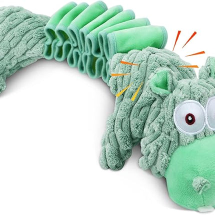 Large Squeaky Dog Toys and Interactive Dog Tug-of-War Toy, Tough Plush Dog Toy, Cute Puppy Toys, Pet Chewable Toys Plaything for Small Medium and Large Dogs