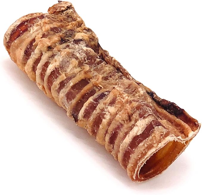 ValueBull Beef Trachea, Premium 5-6 Inch, 200 Count Bulk Pack - Natural Angus Dog Chews with Glucosamine, Chondroitin & Amino Acids