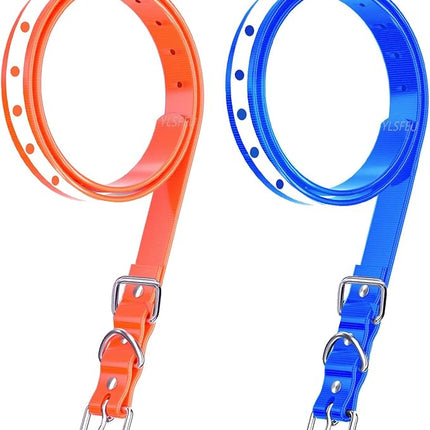 Dog Collar Strap for Most of Electronic Training Shock Collar Receivers-Adjustable Durable Waterproof Odorless 3/4 Inch Collar Replacement for Barking Fence-Pet TPU Collar Strap