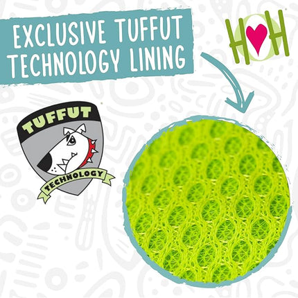 HuggleHounds Plush Dog Toy - Fuzzy Birthday Dog Toy, Plush Soft Fleece, Interactive Durable Stuffed, for Small and Large Breeds with Squeaker - Birthday Bone