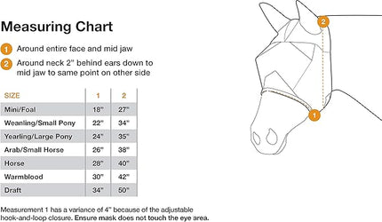 Cashel Crusader Fly Mask, Standard (Blue, Horse)