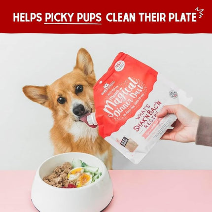 Stella & Chewy's Freeze-Dried Raw Marie's Magical Dinner Dust - Premium Bacon Dog Food Topper with Organic Fruits & Vegetables - Perfect for Picky Eaters - 7oz