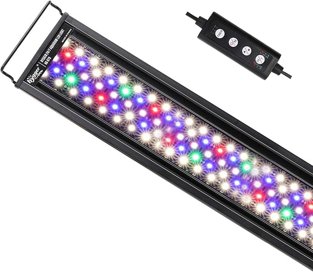 hygger Advanced LED Aquarium Light with Timer, 24/7 Lighting Cycle & DIY Mode, Full Spectrum Fish Tank Light for 36-42 in Freshwater Planted Tank