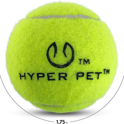 Hyper Pet Dog Tennis Balls - 12 Pack 2.5" for Exercise and Fetch; Interactive Toys; Great for Small Breeds