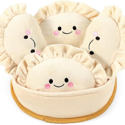 Dog Squeaky Toys, 5-Pack Interactive Dogs Toy, Stuffed Dogs Chew Toys, Durable Treat Dispending Dog Plush Toy for All Breed